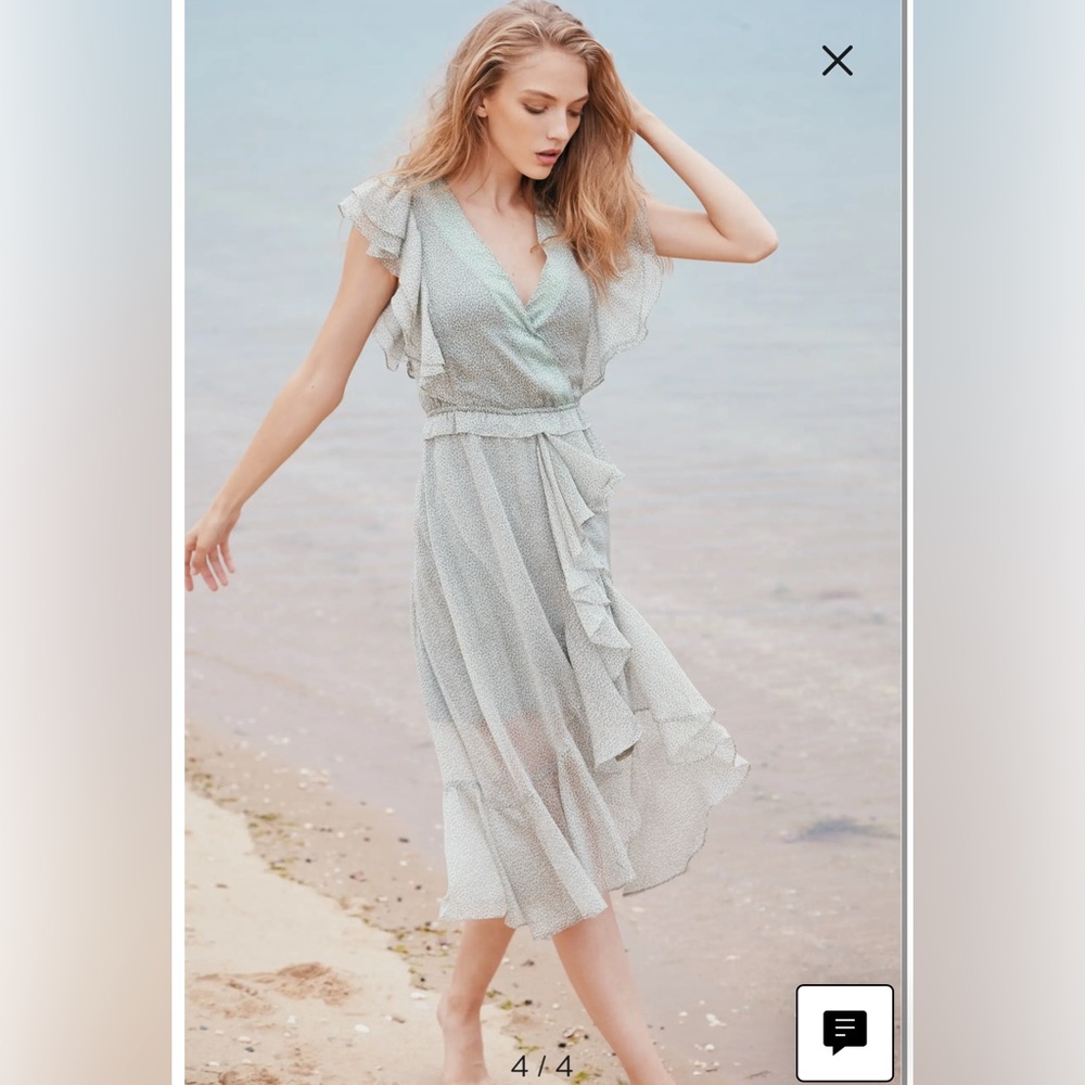 1 State Mosaic Ditsy High/Low Dress